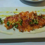 smoked salmon w/ lime yourgut