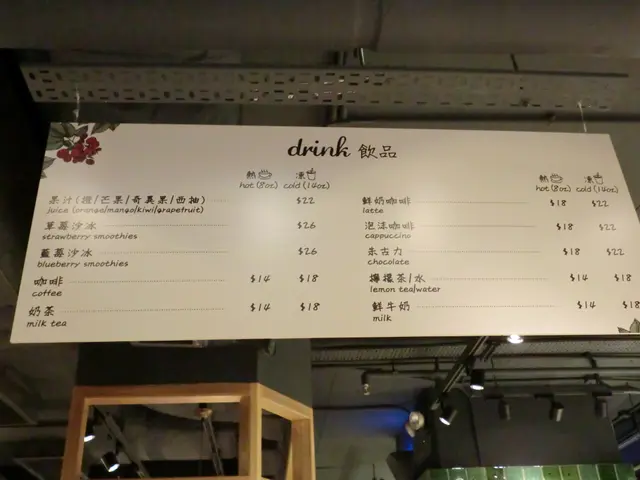 冷熱牛奶、咖啡、奶茶、沙冰... 一應俱全!