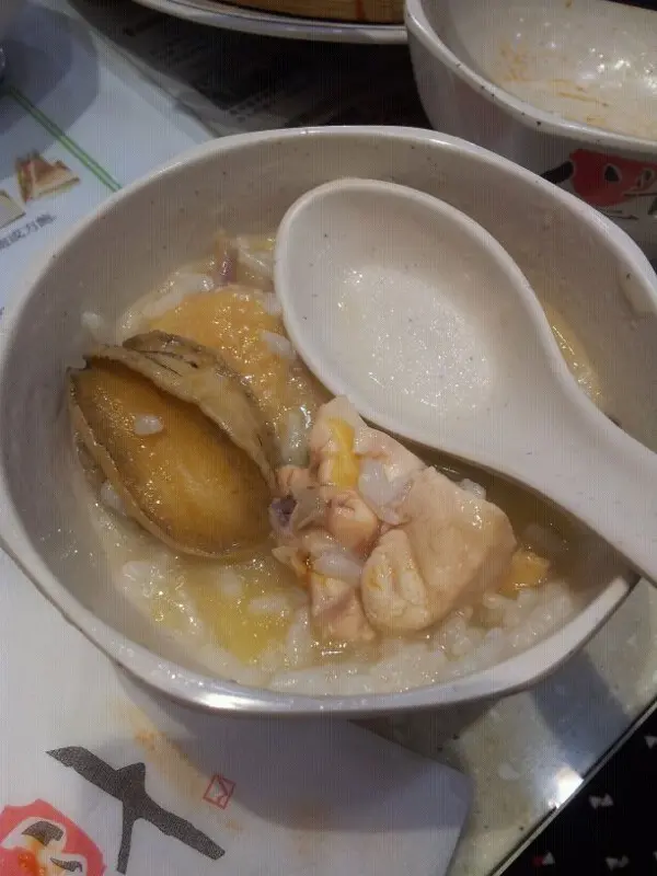 鮑魚雞粥