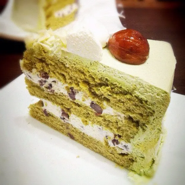 抹茶紅豆蛋糕