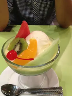 抹茶布甸，好滑！