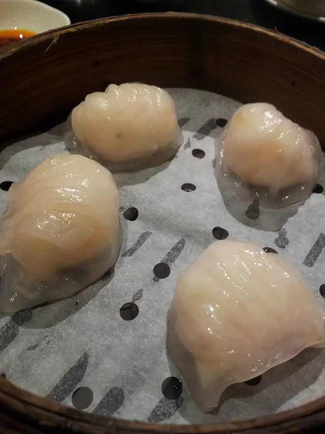 粉紅蝦餃，不外如是
