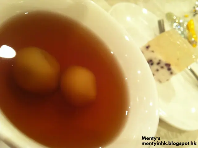 薑茶湯丸 蘆薈紫米糕