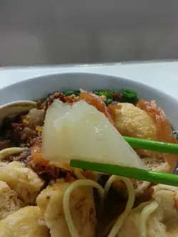 萝卜煮得十分淋