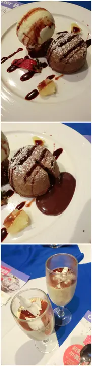 焗朱古力心太软 + 意大利芝士蛋糕