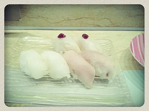 比目魚ok, 海螺和劍魚都無味道