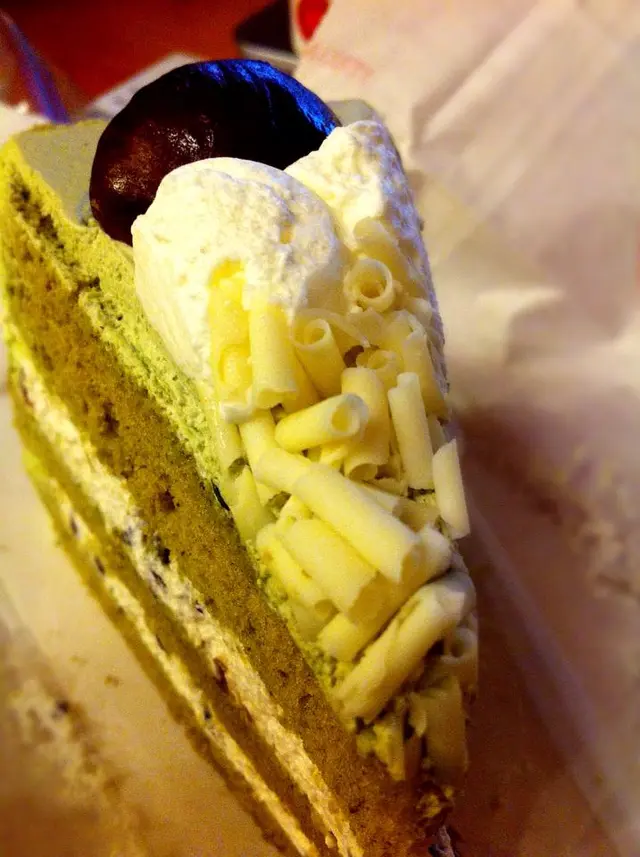 頂層的栗子和白朱古力碎