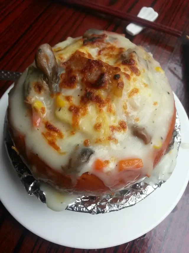 南瓜黑松露焗飯 (素)