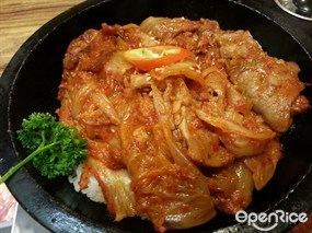 泡菜豬肉石頭飯 - 九龍灣的韓食家