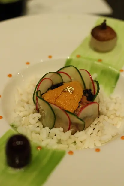 Sea Urchin & Tuna (4/5分)