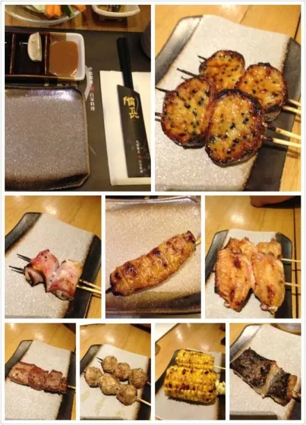 頗有港式口味的日式串燒。