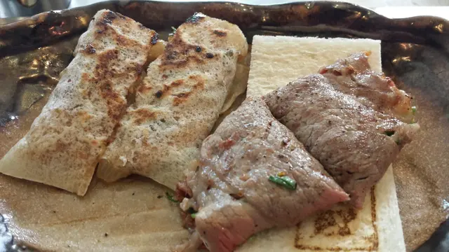 薄燒和牛, 豚肉生薑燒