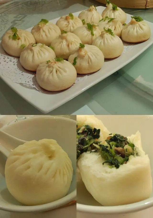 生煎包、素菜包