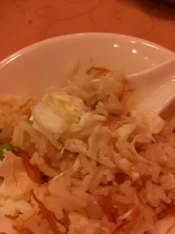 炒飯粒粒，香口好吃。