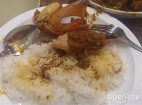 咖哩肉蟹伴白飯 - 佐敦的亞龍咖喱