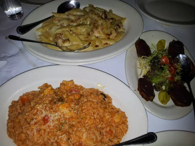 意式海鮮飯最正 , 焗長通粉都好味