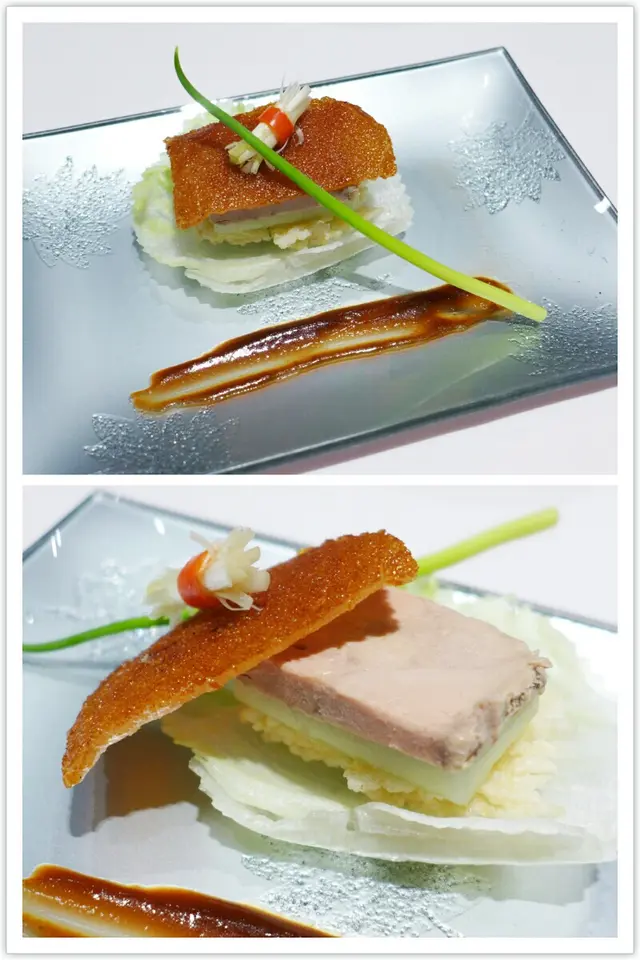 鵝肝脆米乳豬件