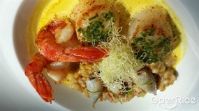La Saint-Jacques, la crevette et le calamar - 南灣的天巢法國餐廳