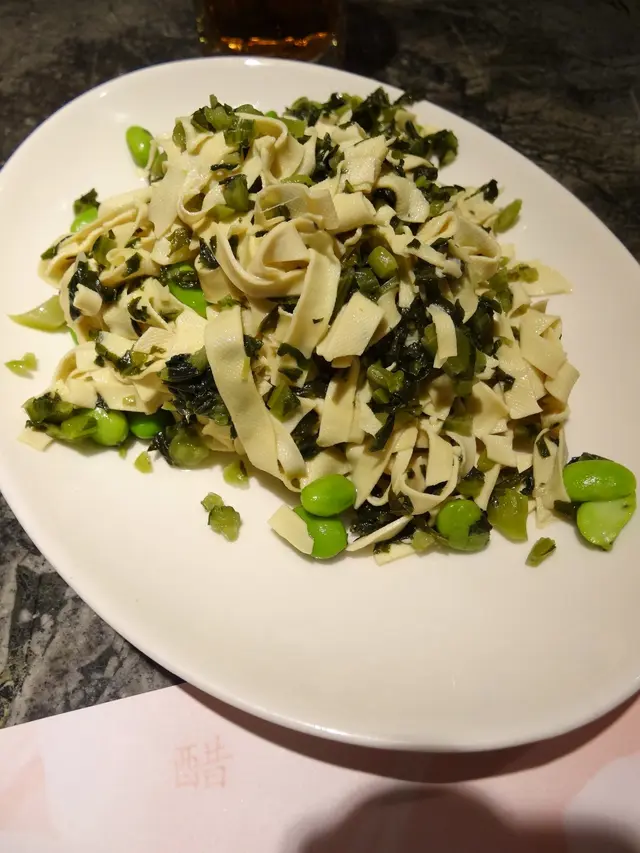 雪菜毛豆百頁