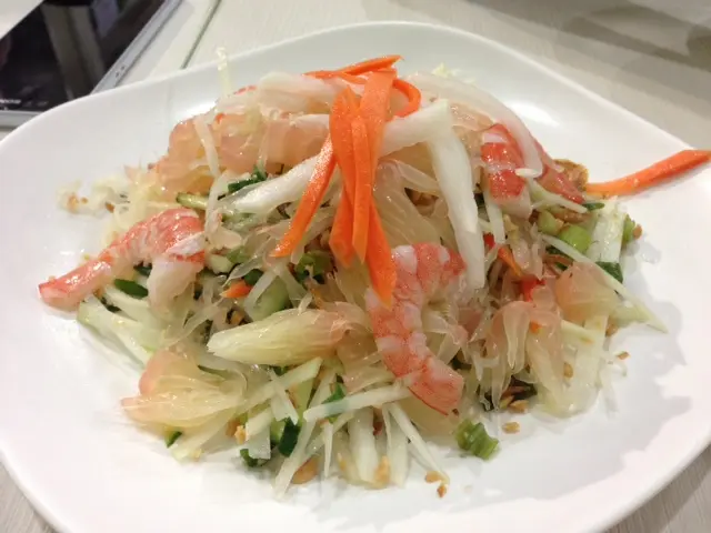 蝦柚子沙律