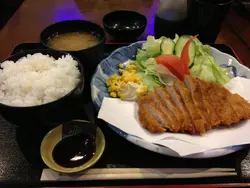 吉列猪扒定食 ($55)