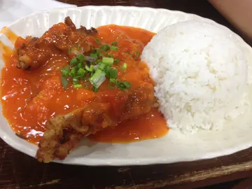 鮮茄香酥雞扒飯
