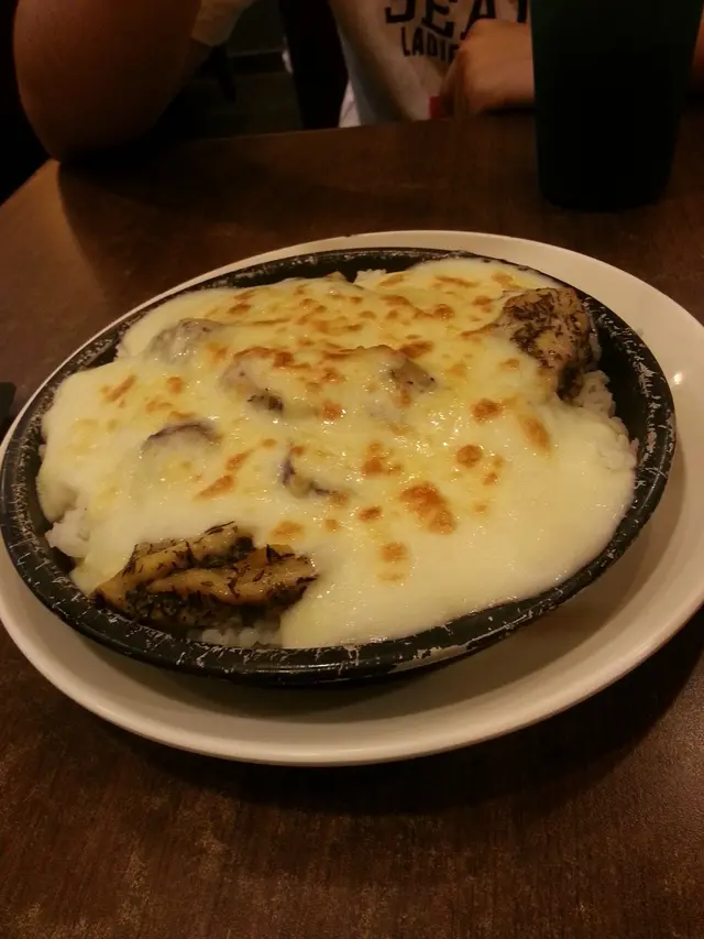 忌廉茄子燒雞焗飯