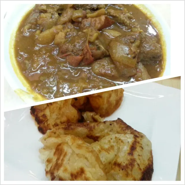 巴基斯坦咖喱牛腩, 配酥油餅