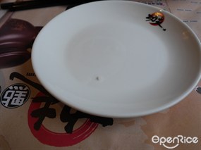 a piece of rice left on the plate... - 油麻地的功夫點心