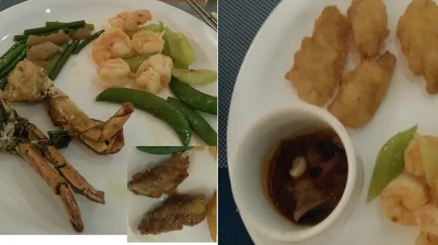 牛卷和蝦好味道