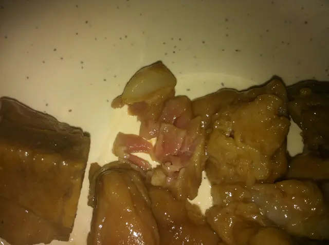 得3~4成熟的排骨