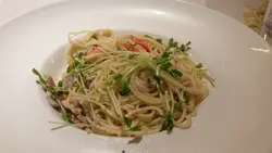 白汁鸡肉意粉