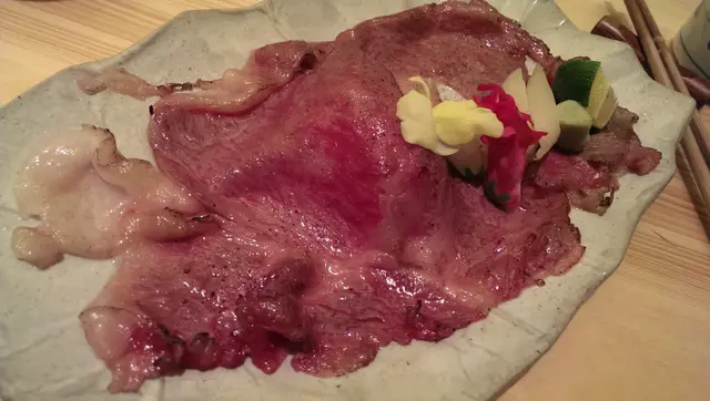 薄切牛肉眼壽司