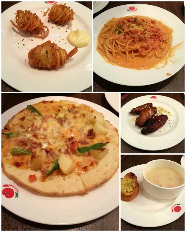 二人叫了三人餐