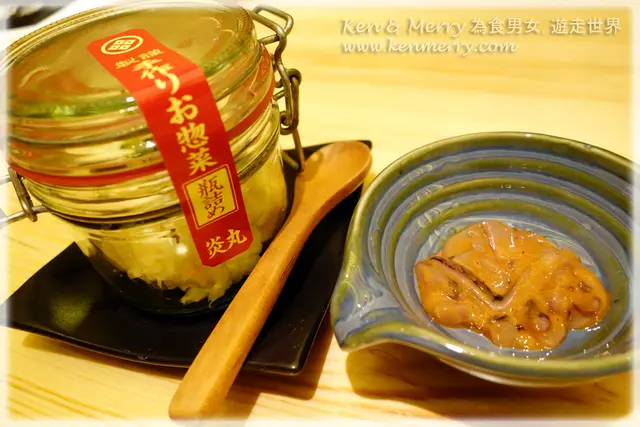 自家制魷魚鹽辛薯仔沙律