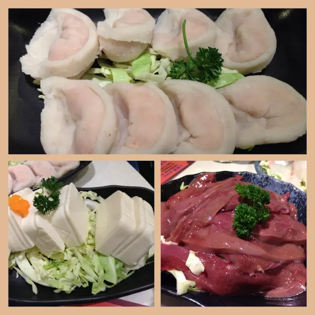 魚皮餃、豆腐、豬潤