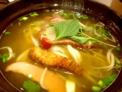 猪颈肉河粉