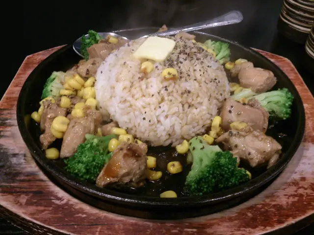 牛油溶化，黑椒入味:)