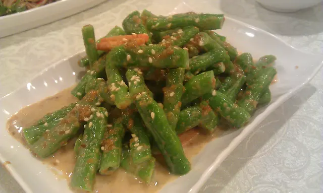 麻醬四季豆