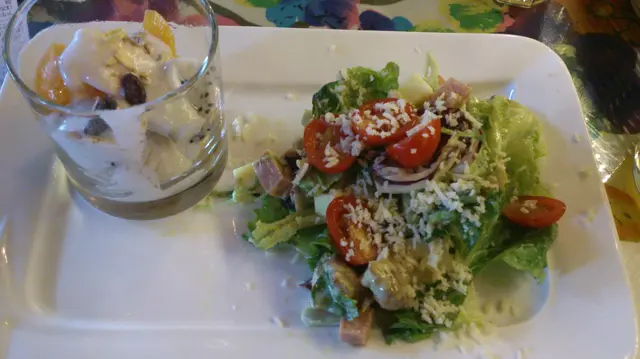 salad &yogurt