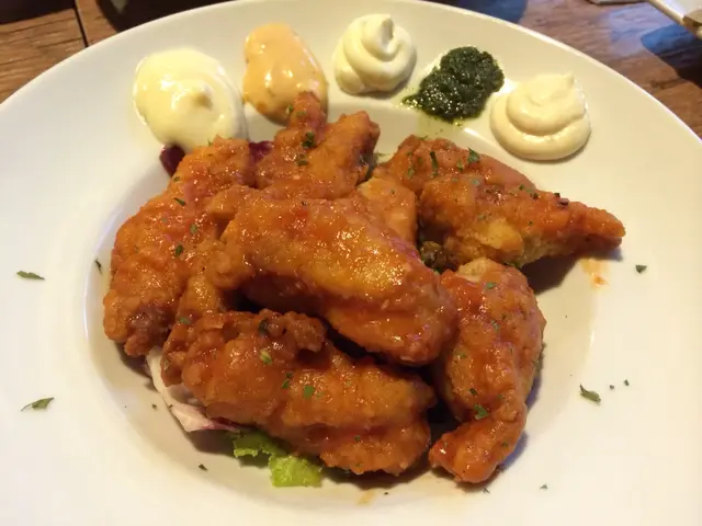 American style buffalo chicken strip