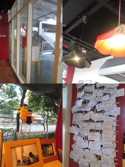 以紅白色為主調