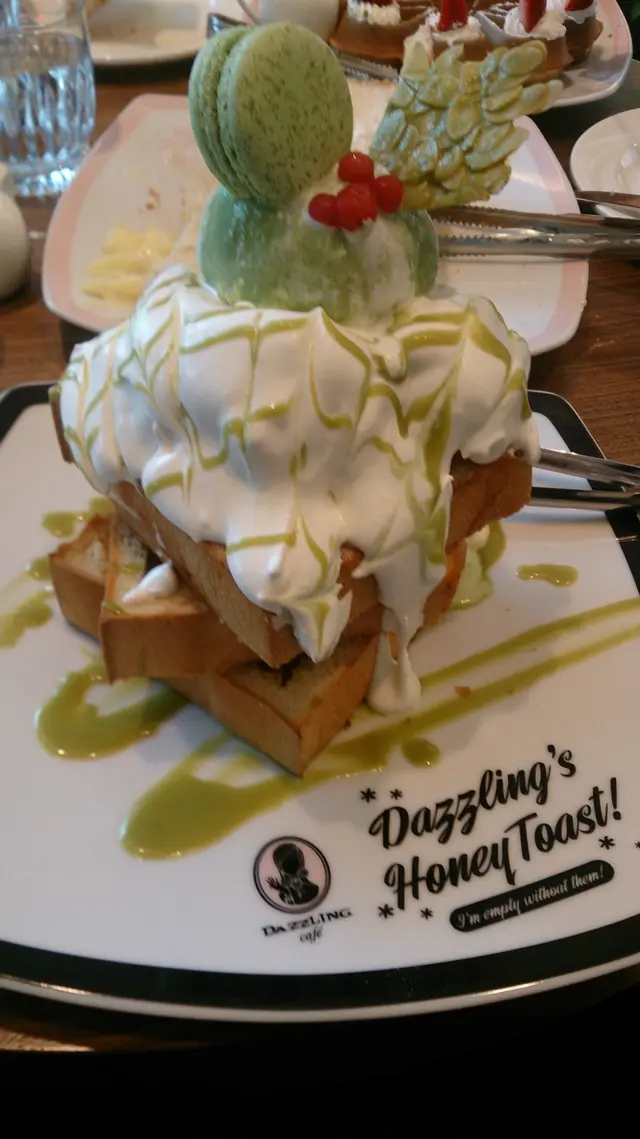 抹茶紅豆蜜糖吐司