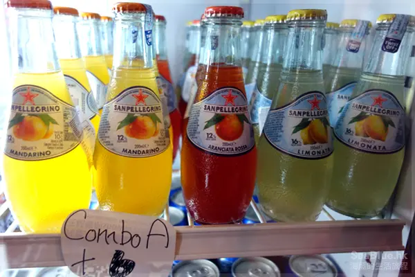 意大利有氣飲品,血橙汁好味!