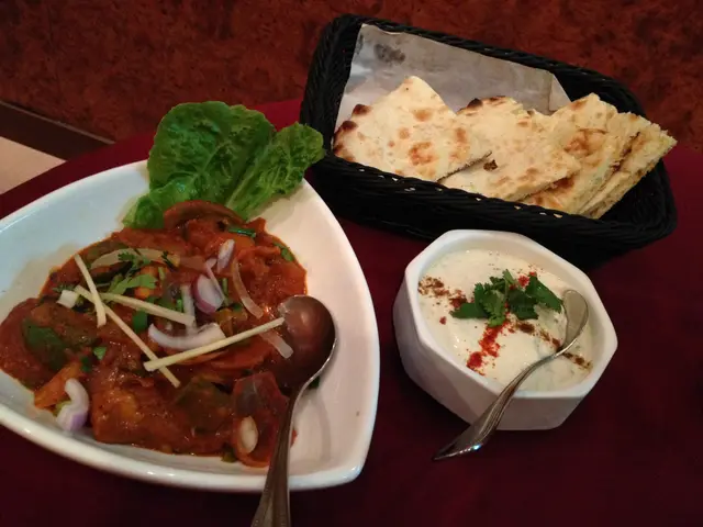 Rogan Josh + Cheese Nan+ Cucumber raita