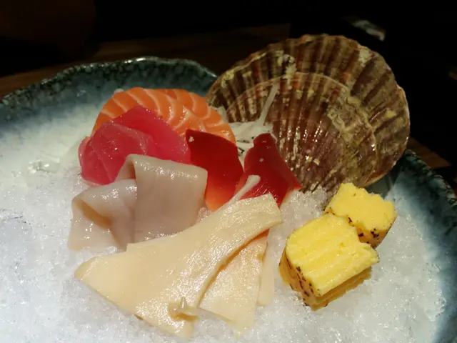 魚生新鮮, 擺盤也不賴