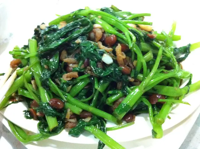 馬拉盞炒通菜 $38