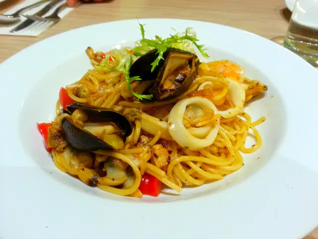 香蒜大蝦意粉($64)