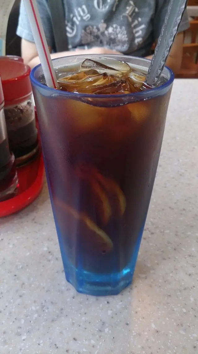 叫粉麵加$7就有凍飲~