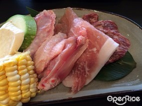 份量很少的$138定食 - 銅鑼灣的牛禪燒肉日本料理